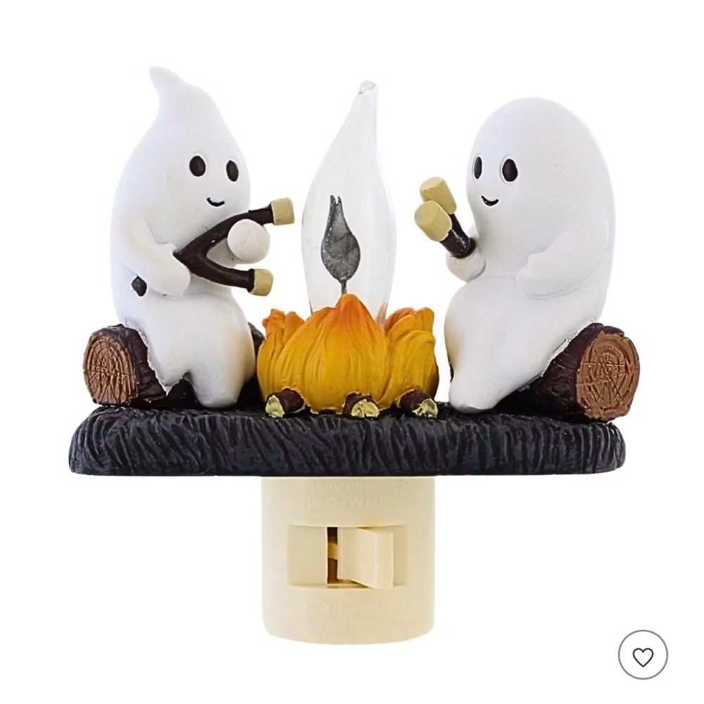 White Ghosts by Campfire Nightlight - White